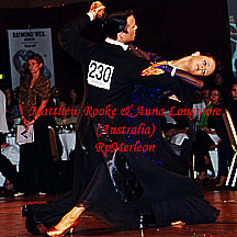 Matthew Rooke & Anna Longmore DanceSport Photo Australia