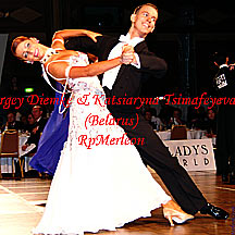 Sergey Diemke & Katsiaryna Tsimafeyeva DanceSport Photo Belarus