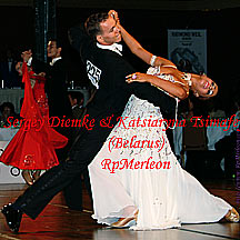Sergey Diemke & Katsiaryna Tsimafeyeva DanceSport Photo Belarus