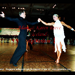 Adam Reeve & Karen Bjork DanceSport Iceland Pictures