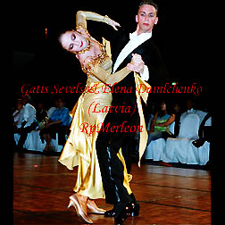 Gatis Sevels & Elena Danilchenko Latvia DanceSport Photo