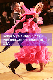 Robin & Pele champions in Portland Championship 2011 in USA, only couple representing Singapore