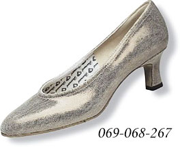Dance Shoes Lady Court Ballroom E½ Latino 5cm Lizard Suede